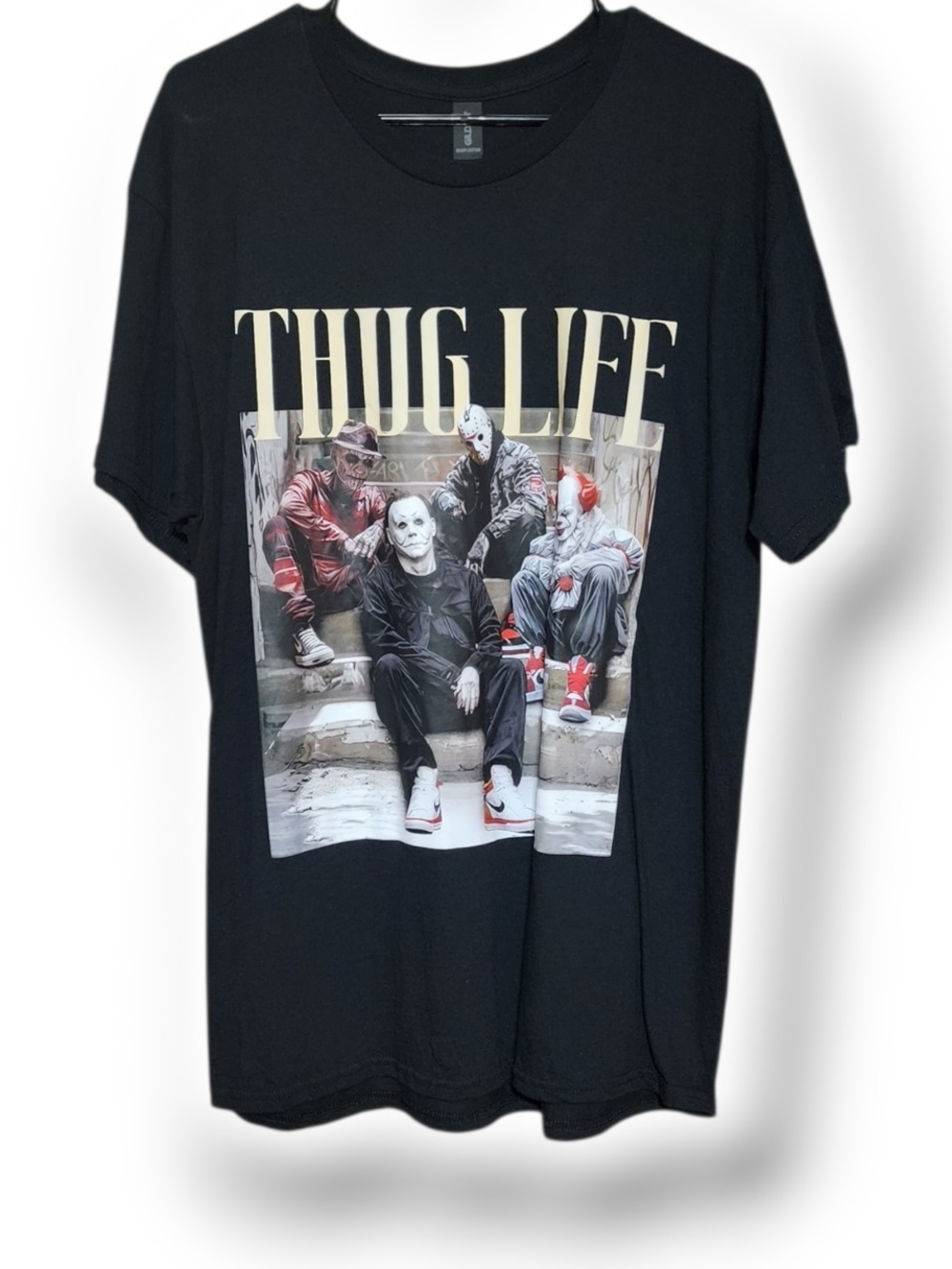 Thug Life Graphic Tee - Black